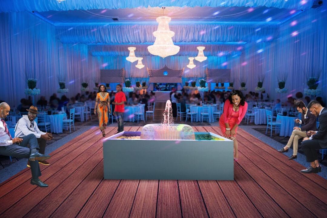 mobile fountain sample